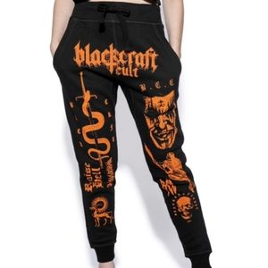 Blackcraft Cult BCC Halloween joggers heavy weight killstar goth punk sweats